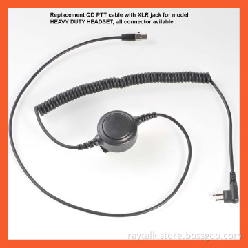 XLR 5 Pin Cables for Motorola 2 Pin Connectors